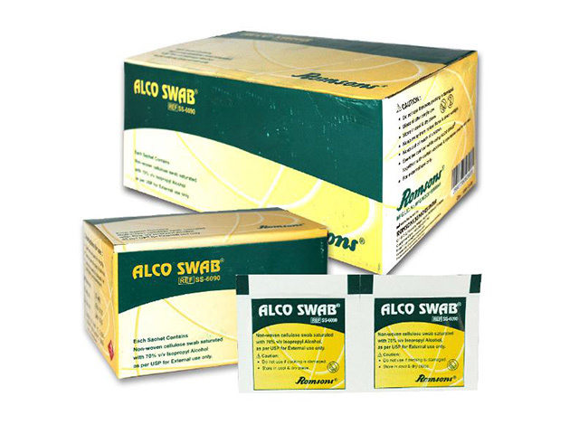ROMSONS ALCOHOL SWAB BOX 100