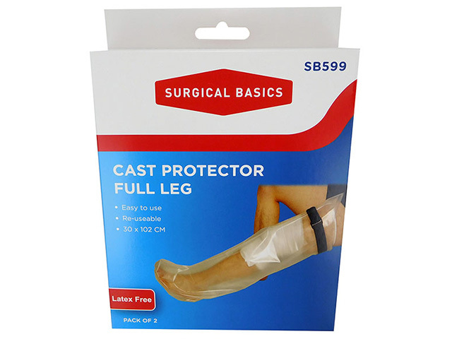 CAST PROTECTOR FULL LEG 2PK