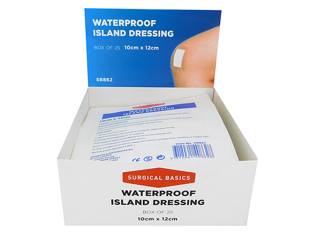 WATERPROOF DRESSING 10X12CM SOLD UN25