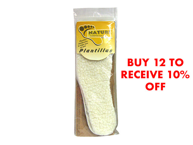 FOOT CARE - SHOE INSOLE W/LAMB WOOL SOLD QTY 12