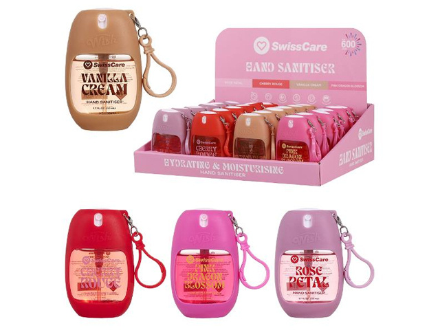 SWISSCARE PREMIUM HAND SANITISER 50ML UN24
