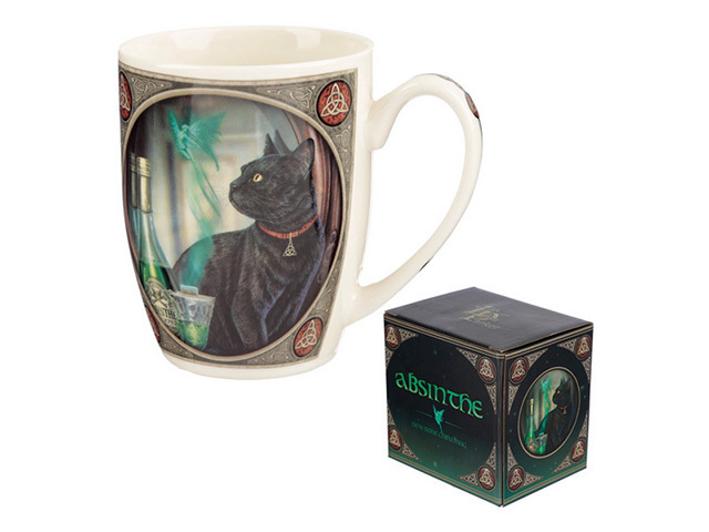 LISA PARKER ABSINTHE CAT PORCELAIN MUG