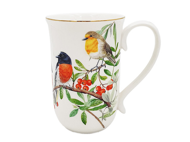RED BREASTED ROBIN 405CC MUG