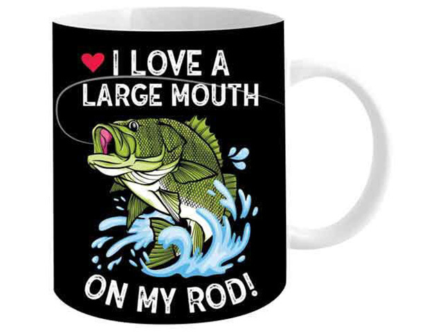 I LOVE A BIG MOUTH NOVELTY MUG 12OZ