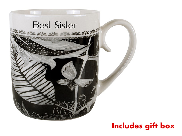 BEST SISTER STUDIO MUG SOLD QTY 2