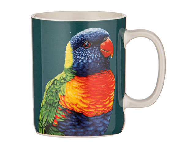 MODERN BIRDS RAINBOW LORIKEET MUG
