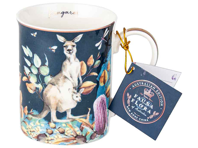 AUSTRALIAN FLORA KANGAROO MUG 360ML NBC