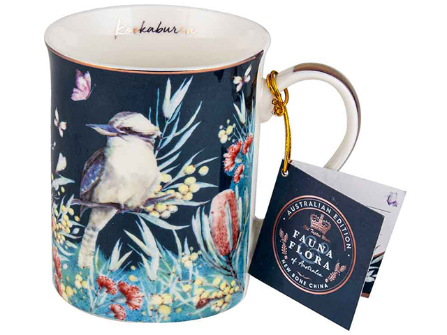 AUSTRALIAN FLORA KOOKABURRA MUG 360ML NBC