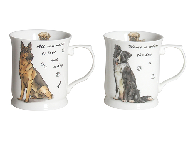 WORKING DOGS MUG 415CC 2ASST