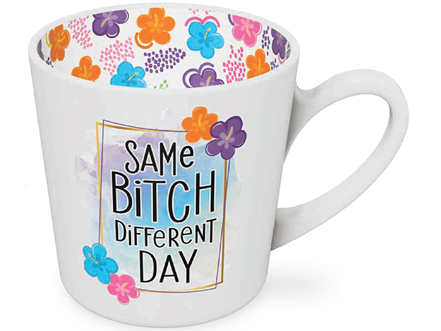 SAME BITCH DIFFERENT MUG 420ML 10CM SOLD QTY2