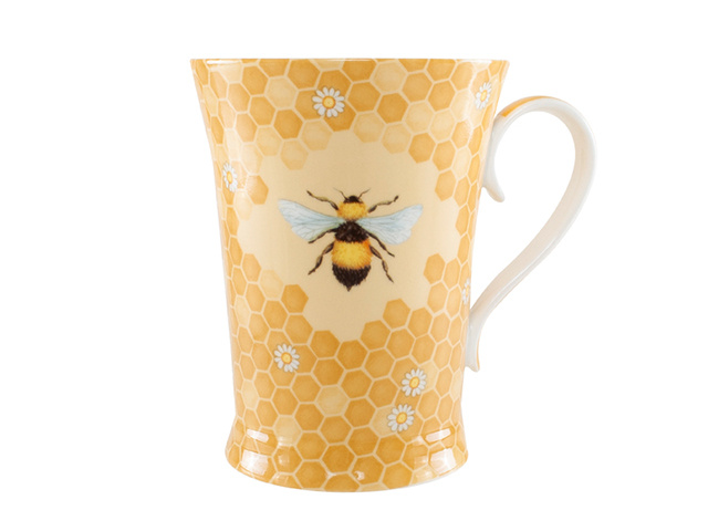 YELLOW BEE MUG AND INFUSER