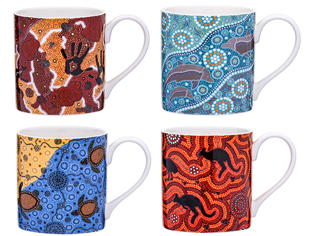 MAARAKOOL ART MUG 4ASST