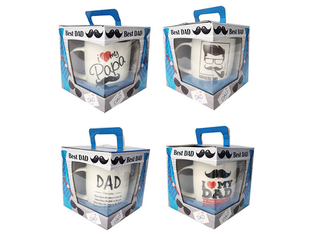 FATHERS DAY CUP GIFT BOX 4ASST