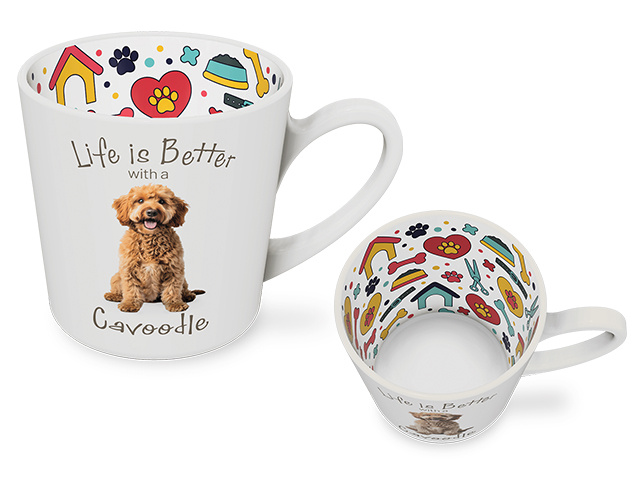 I LOVE MY CAVOODLE MUG 420ML SOLD QTY2