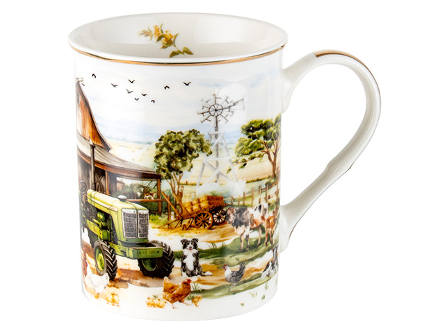 COUNTRY LIFE MUG 360ML NEW BONE CHINA