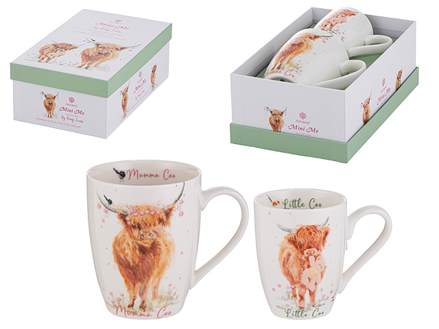 MINI ME MUMMA/LITTLE COO 2 PIECE MUG GIFT SET