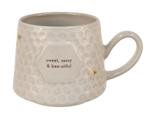 SWEET AND SASSY BEEUTIFUL BEE MUG