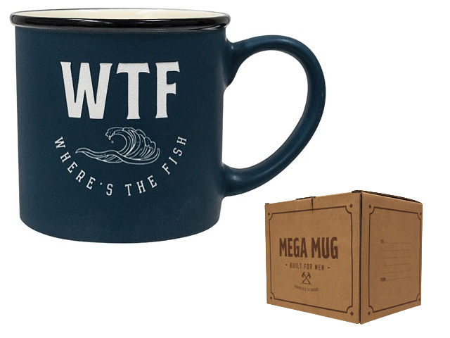 WHERES THE FISH MEGA MUG