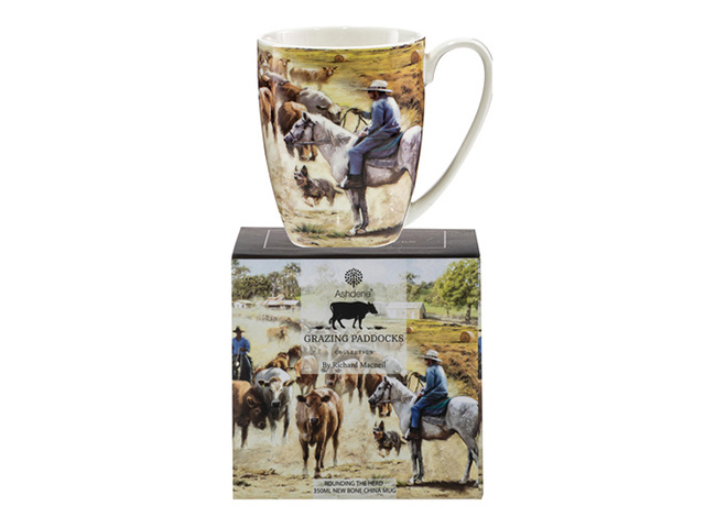 ROUNDING THE HERD MUG