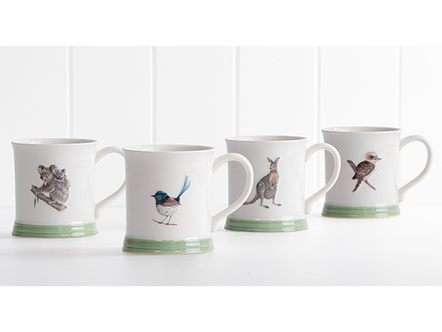 BUSHLAND FRIENDS MUG 4ASST