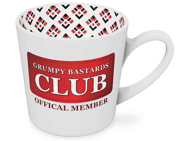 GRUMPY BASTARDS CLUB MUG 420ML QTY 2