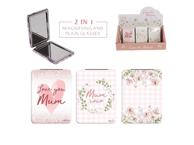 6X8.5CM MIRROR W/MOTHERS DAY DESIGN UN12