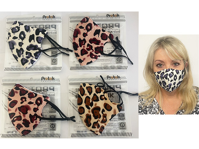 3PLY COTTON MASK LEOPARD SOLD QTY 20