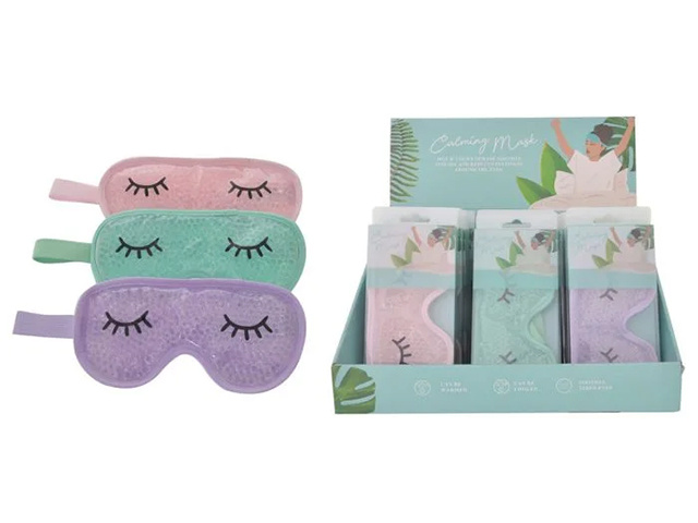 HOLD/COLD GEL EYE MASK 3ASST UN24