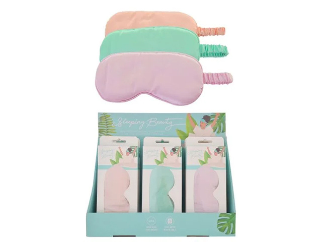 SATIN EYE MASK 3ASST UN12