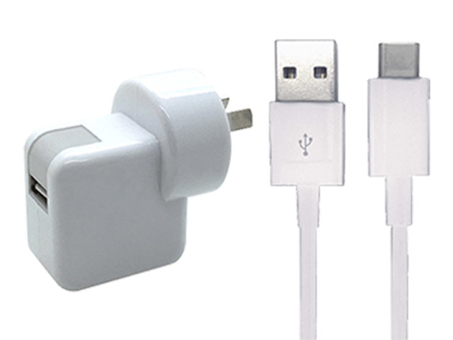 WALL CHRGR 240V W/CBLE USB C