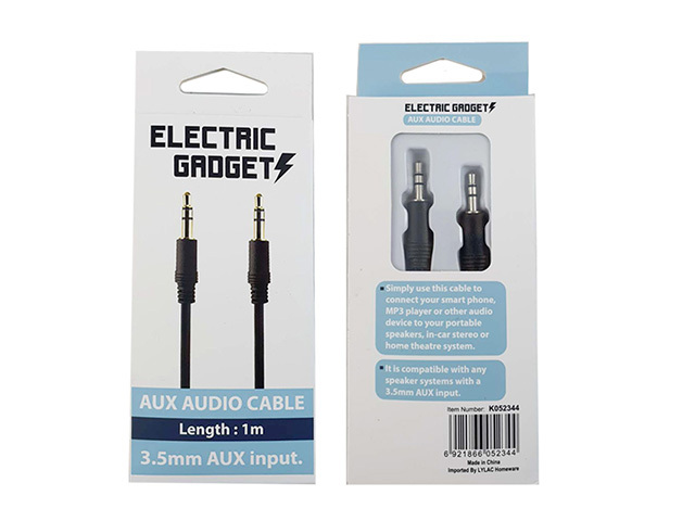 AUX AUDIO CABLE 1M