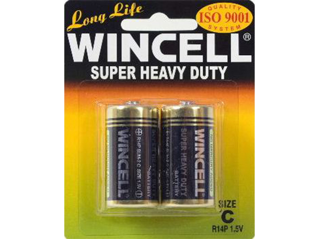 SUPER HEAVY DUTY C BATTERY PK2 SOLD QTY12