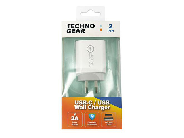 TGEAR WALL PLUG 25W USB C