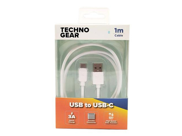 TGEAR CABLE 1M USB A TO USB C