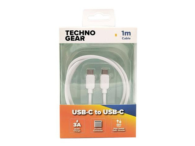TGEAR CABLE 1M USB C TO USB C