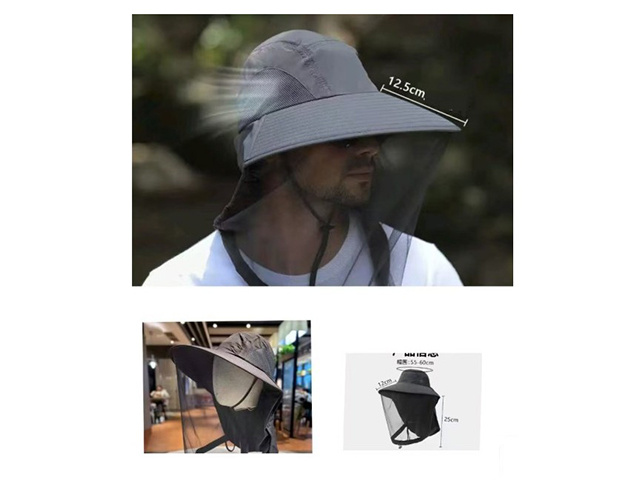 MOSQUITO NET HAT 4ASST SOLD IN QTY12