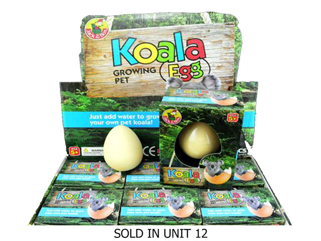 GROWING PET KOALA EGG UN12