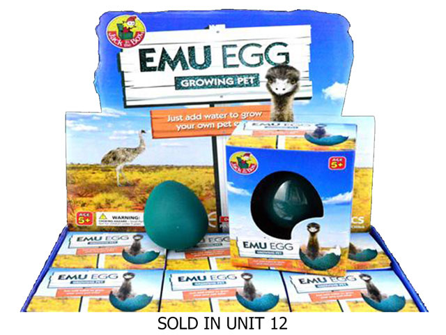 GROWING PET EMU EGG UN12