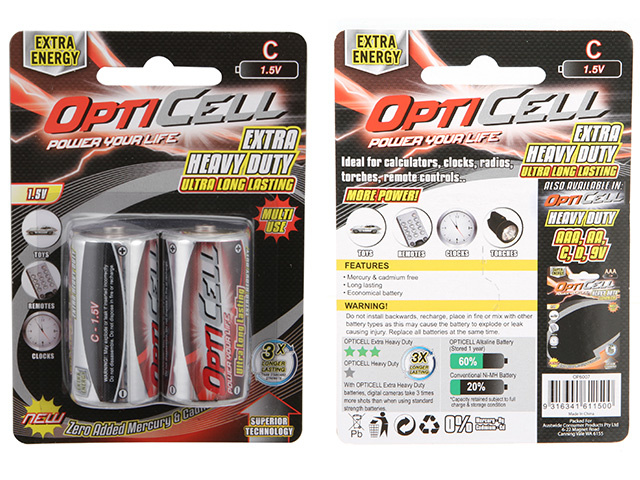 OPTI CELL EXTRA HEAVY DUTY C BTTRY