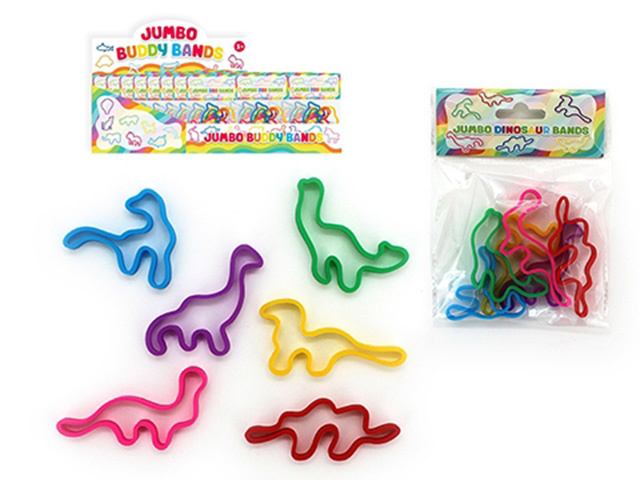 SILICONE BUDDY BANDZ DINOSAUR UN36