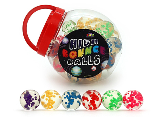 HI BOUNCE BALL 45MM PEARL BEADS UN30