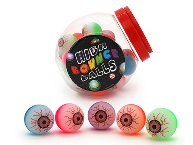 HI BOUNCE BALL 45MM EYEBALL UN30