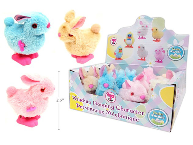 EASTER WIND UP HOPPING BUNNY UN12