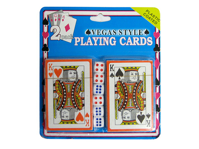POKER SET PACK 2 PLUS DICE UN12