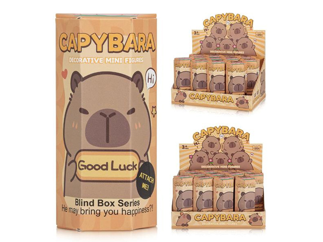 CAPYBARA MINI FIGURINE SURPRISE BOX 6ASST UN12