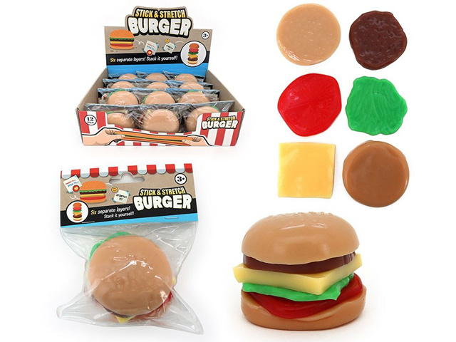 TABA SO SQUISH LAYER BURGER 7CM UN12