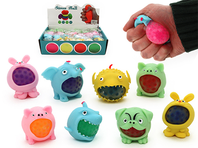 SQUISHY WATER ORBS MINI ANIMALS 5CM UN24