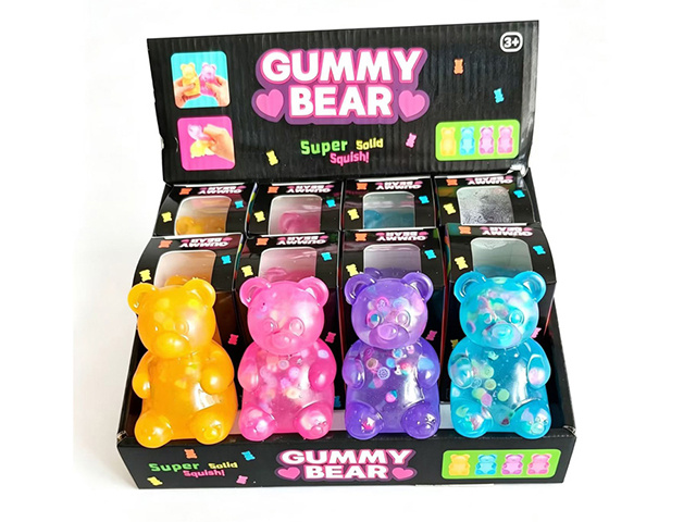 SQUISHY FRUIT BEAR 8X4CM UN12