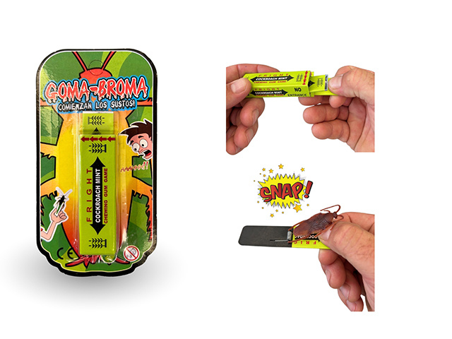 CHEWING GUM COCKROACH TRICK SOLD QTY12