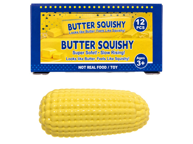 TOY SQUISHY CORN UN12